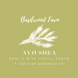 Facial Scrub - LUXE AvoShea Goat's Milk