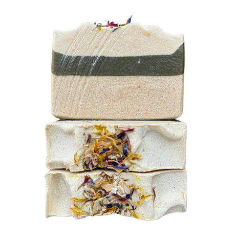 Christmas Hearth Goat Milk Soap – Handcrafted Bar by Basilwood Farm – Holiday Edition