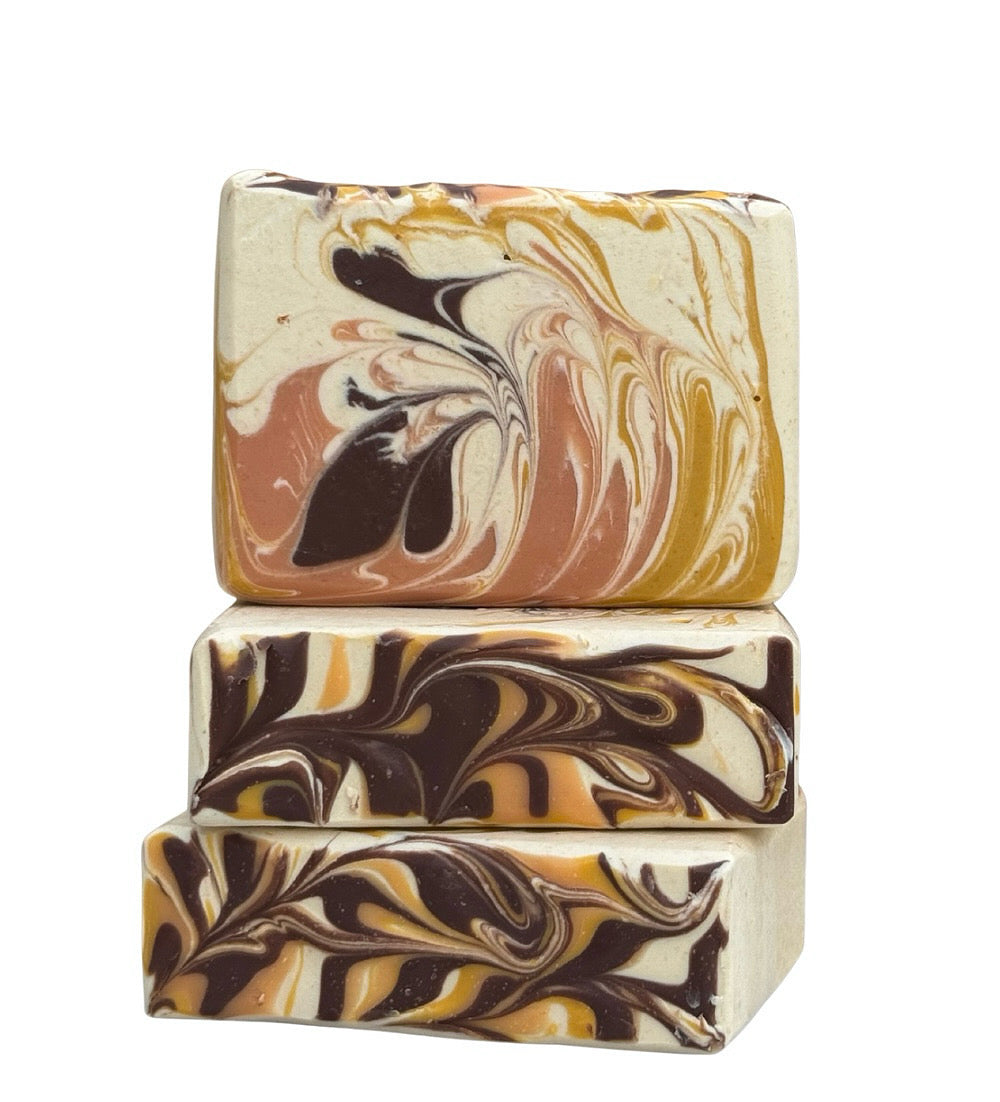 Stack of three soaps