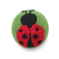 Eco Wool Dryer Balls Fair Trade: Ladybug (Green)