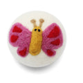 Eco Wool Dryer Balls Fair Trade: Yellow/Pink Butterfly
