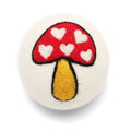 Hearts Eco Wool Dryer Balls Fair Trade: Mushroom Hearts